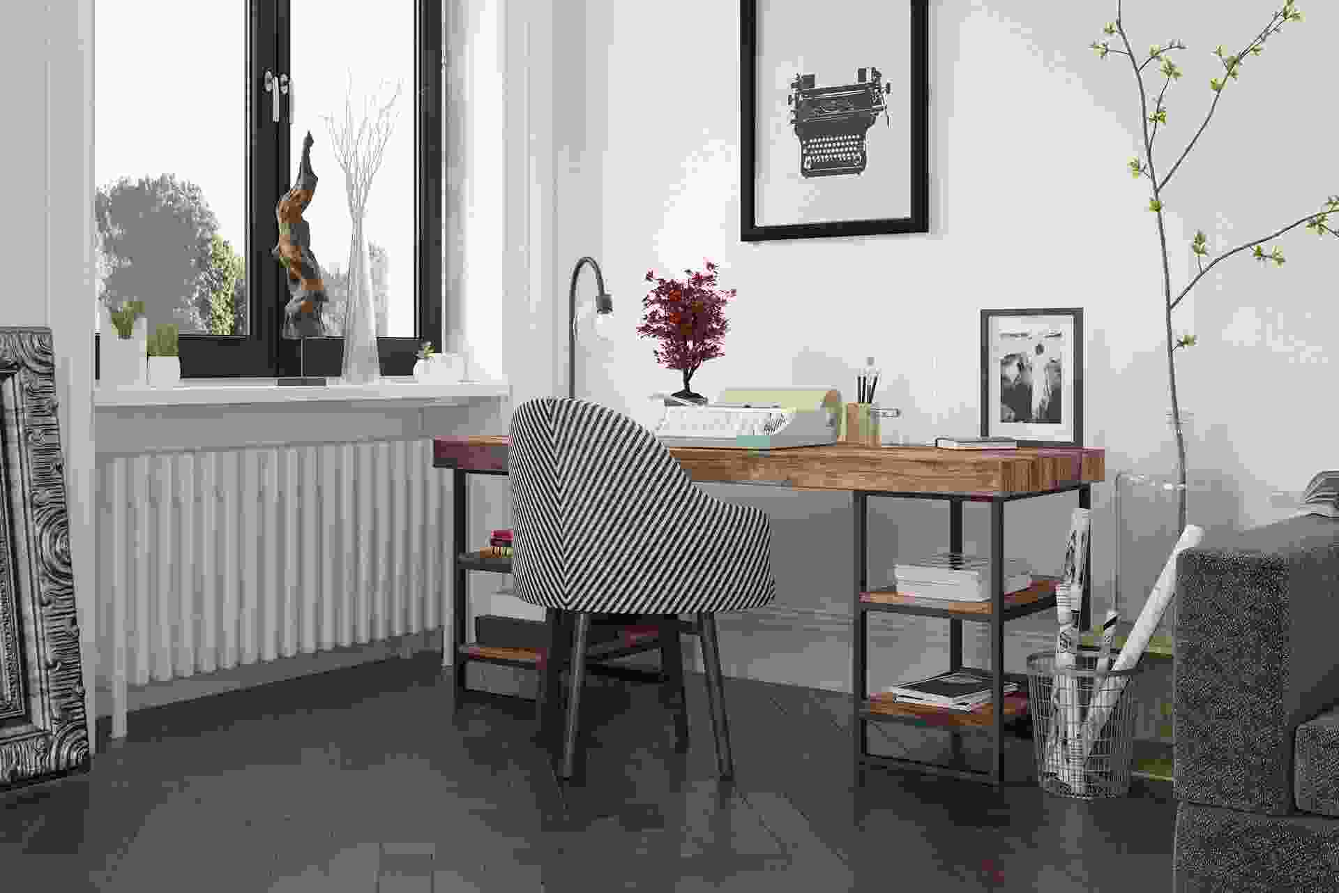 Compact study room